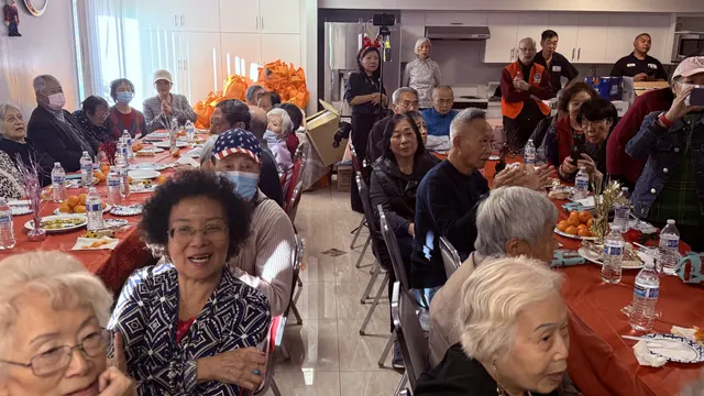 Photo from the December birthday party and Christmas celebration