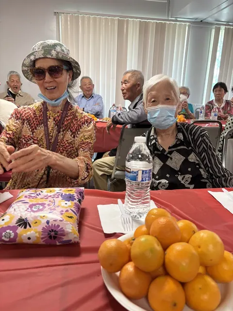 Resident birthday celebration photo