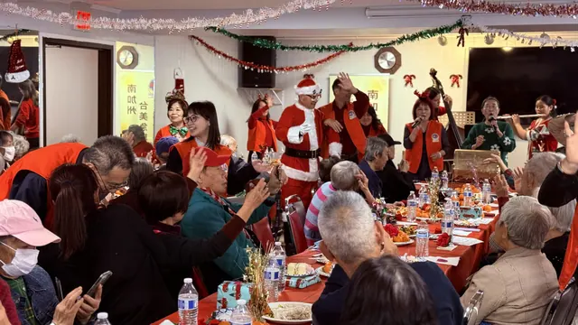 Photo from the December birthday party and Christmas celebration