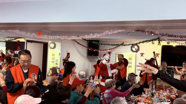 Photo from the December birthday party and Christmas celebration