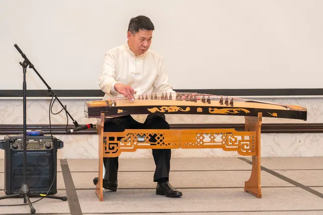 Guzheng (Chinese zither) performance