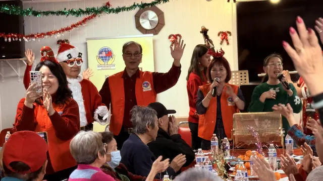 Photo from the December birthday party and Christmas celebration