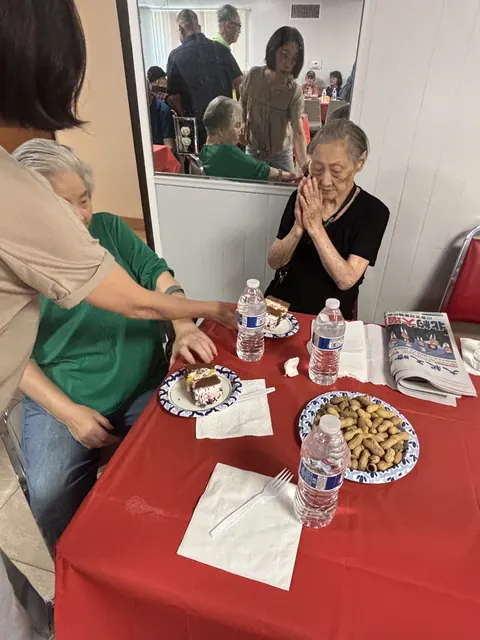 Birthday party gathering