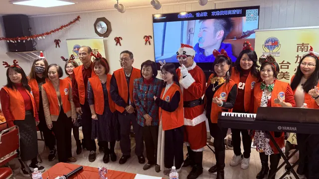 Photo from the December birthday party and Christmas celebration