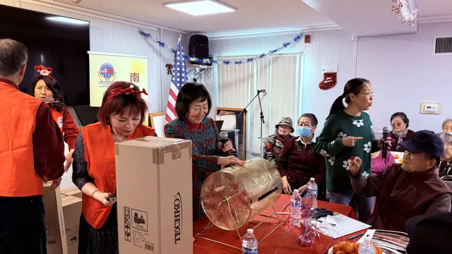 Photo from the December birthday party and Christmas celebration